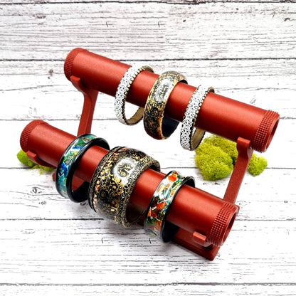 Double Display for Bracelets - Crimson Red Display for Bracelets SweetyBijou   