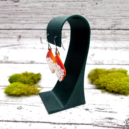 Curved Display for Earrings - Alpine Green Display for Earrings SweetyBijou   