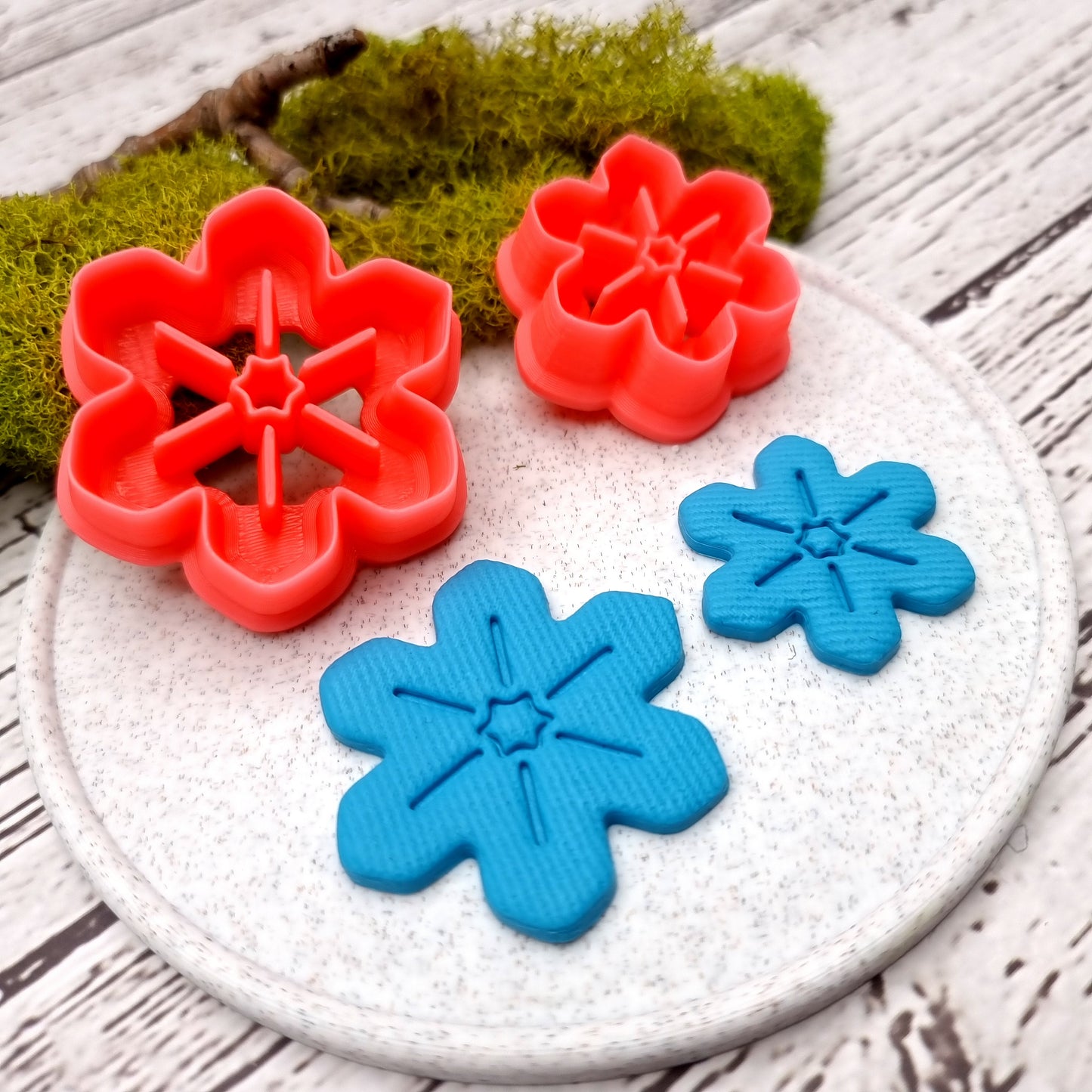 Flower Cutter #6 - Polymer Clay Cutters Plastic Cutters SweetyBijou   