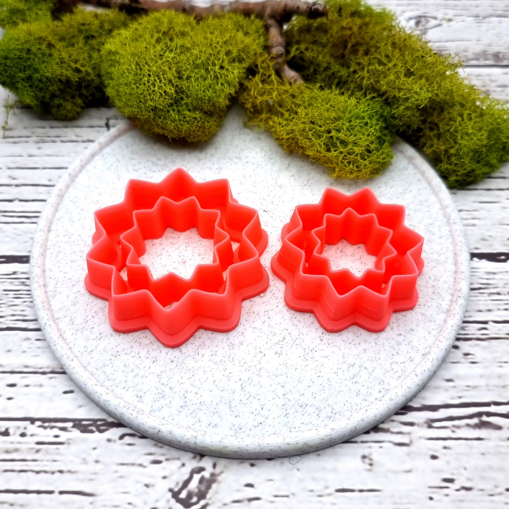 Flower Cutter #7 - Polymer Clay Cutters Plastic Cutters SweetyBijou   
