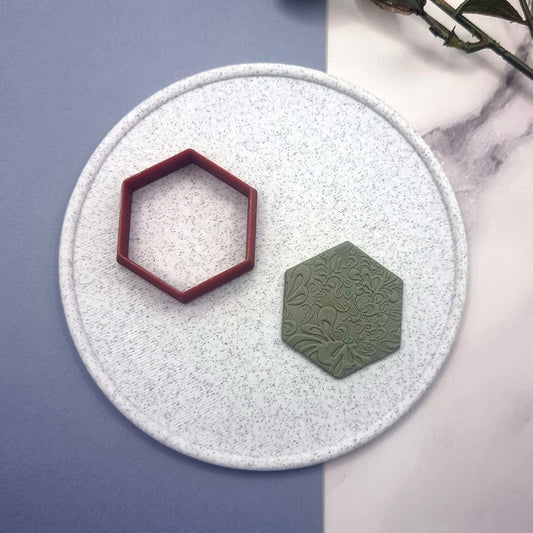 Hexagon - Set of 11 Polymer Clay Cutters Plastic Cutters SweetyBijou   