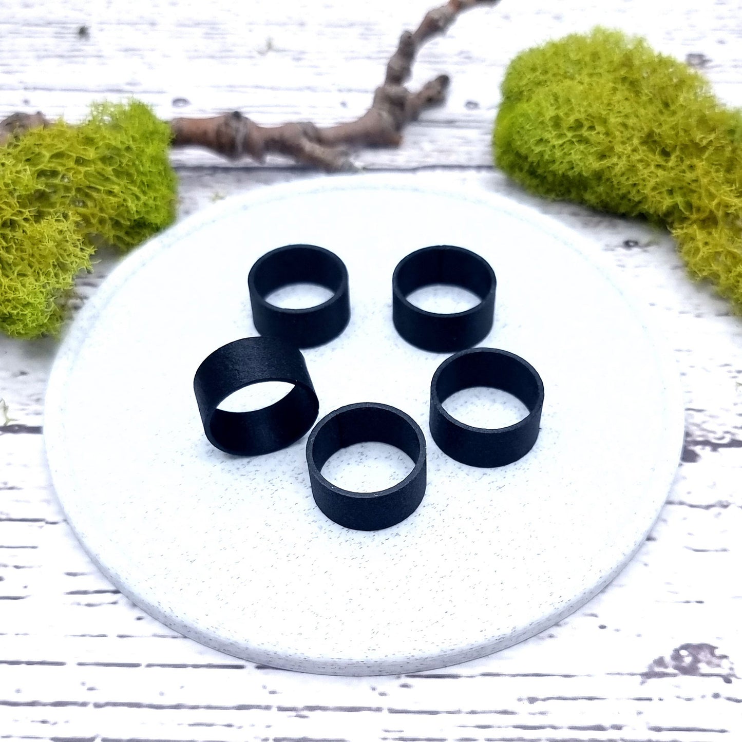 Flat Ring Blanks - Wide (10mm) Bakeable Blanks SweetyBijou   