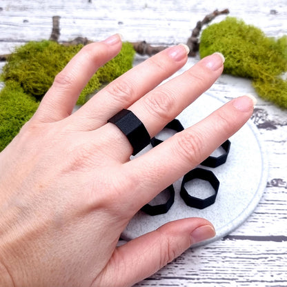 8-Sided Ring Blanks - Medium (10mm) Bakeable Blanks SweetyBijou   