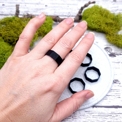 8-Sided Ring Blanks - Tiny (7.5mm) Bakeable Blanks SweetyBijou   