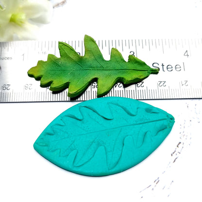 Natural Real Oak Leaf #1, 6cm Silicone Mold SweetyBijou   