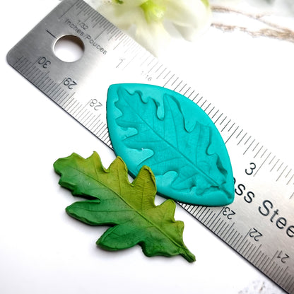 Natural Real Oak Leaf #3, 5cm Silicone Mold SweetyBijou   