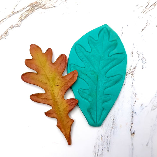 Natural Real Oak Leaf #5, 7cm Silicone Mold SweetyBijou   