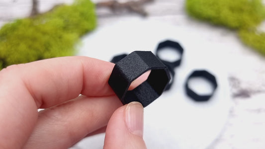 8-Sided Ring Blanks - Medium (10mm)