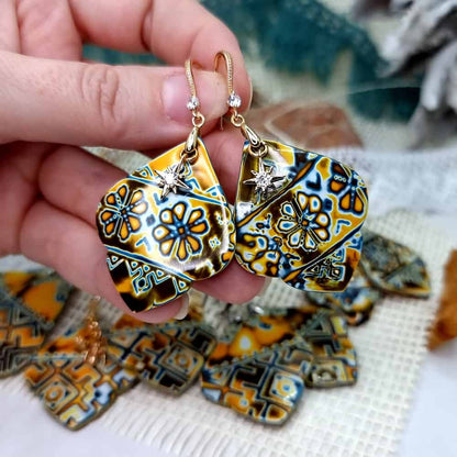Ukrainian Motifs Earrings #11 Earrings SweetyBijou Jewelry   