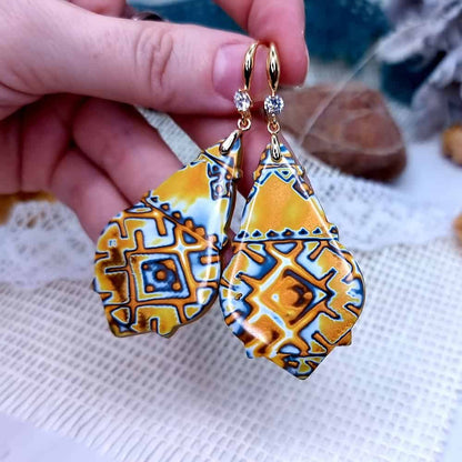Ukrainian Motifs Earrings #3 Earrings SweetyBijou Jewelry   