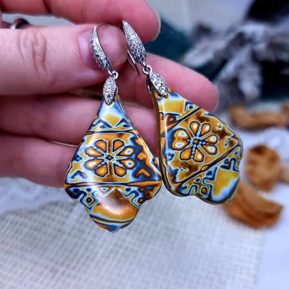 Ukrainian Motifs Earrings #4 Earrings SweetyBijou Jewelry   