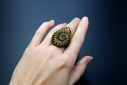 "Ammonite" Ring Ring SweetyBijou Jewelry   
