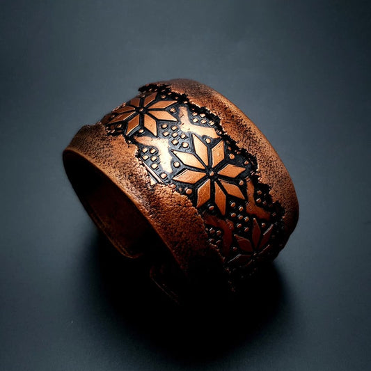 "Winter Folklore" Polymer clay bracelet Bracelet SweetyBijou Jewelry Default Title  