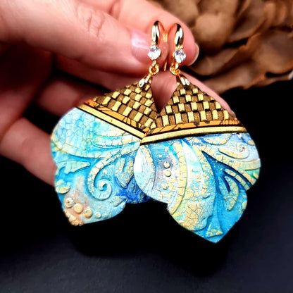 Polymer clay Earrings "Fairy Tales of Morocco" Earrings SweetyBijou Jewelry   