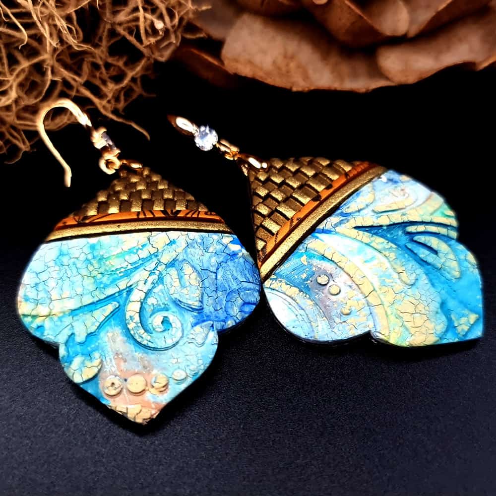 Polymer clay Earrings "Fairy Tales of Morocco" Earrings SweetyBijou Jewelry   