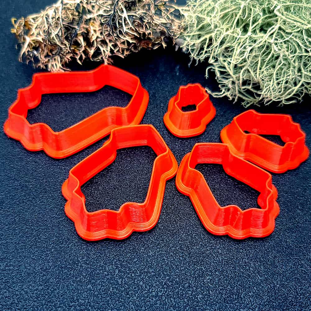 Sophisticated Shield-Shaped Clay Cutter Plastic Cutters SweetyBijou   