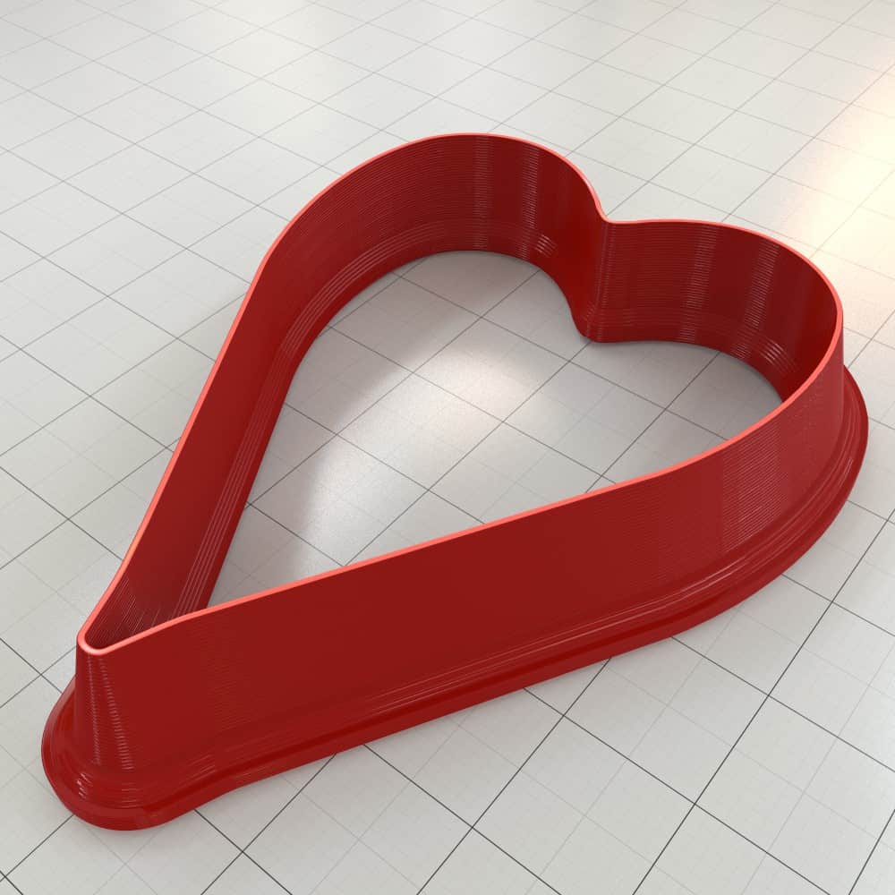 Artisan Heart-Shaped Clay Cutter Plastic Cutters SweetyBijou   