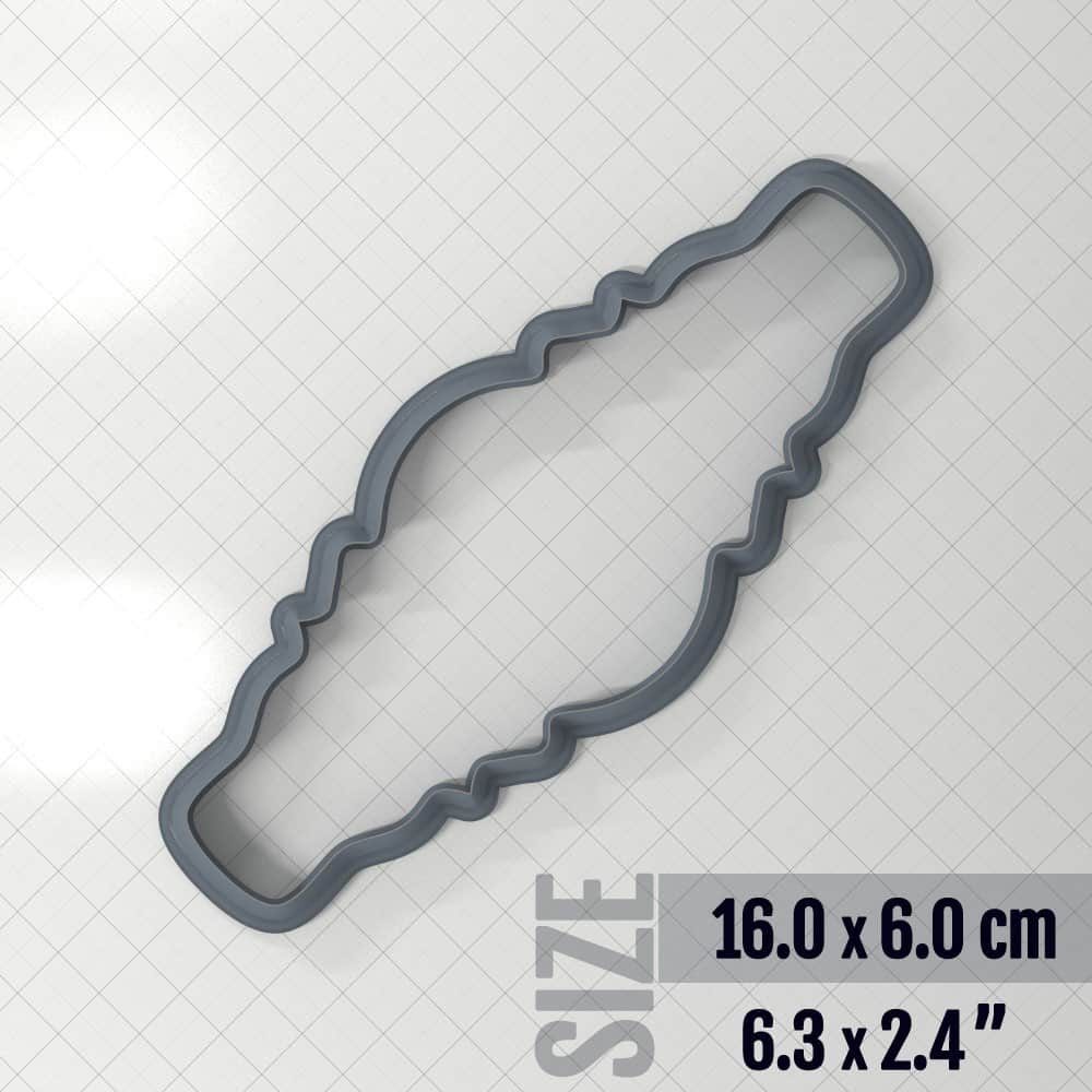 Bracelet #1 - Polymer Clay Cutter Plastic Cutters SweetyBijou 16.0 x 6.0 cm  