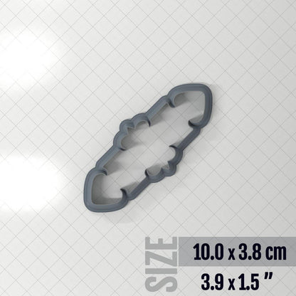 Bracelet #10 - Polymer Clay Cutter Plastic Cutters SweetyBijou 10.0 x 3.8 cm  