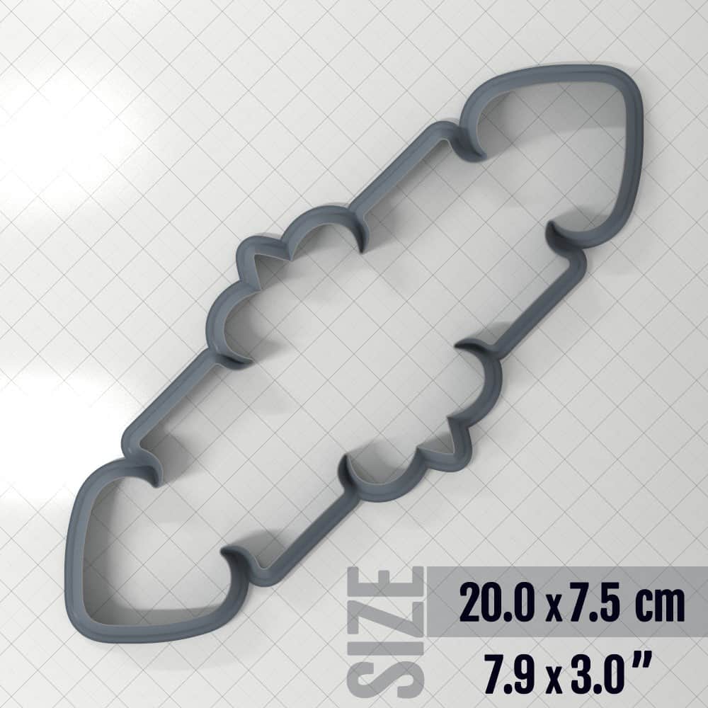 Bracelet #10 - Polymer Clay Cutter Plastic Cutters SweetyBijou 20.0 x 7.5 cm  