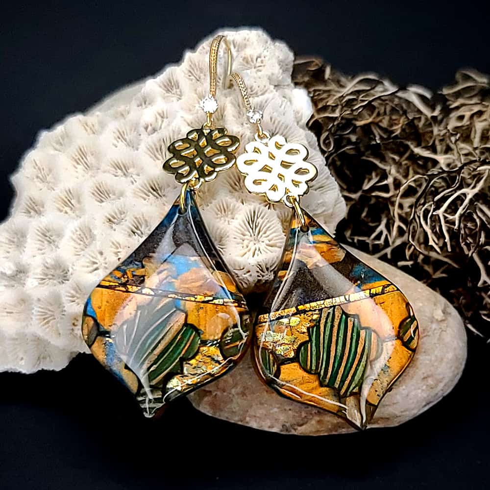 Romantic Earrings "Moroccan magic nights" Earrings SweetyBijou Jewelry   