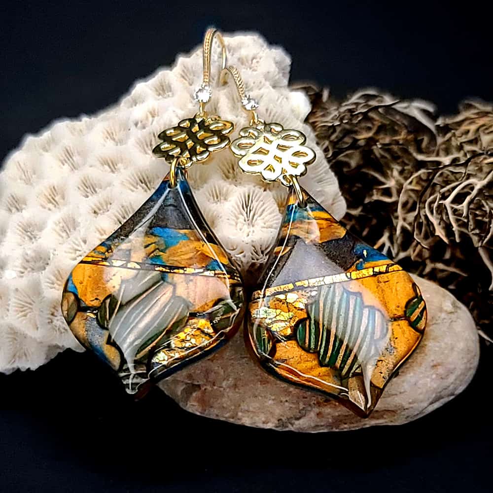 Romantic Earrings "Moroccan magic nights" Earrings SweetyBijou Jewelry   