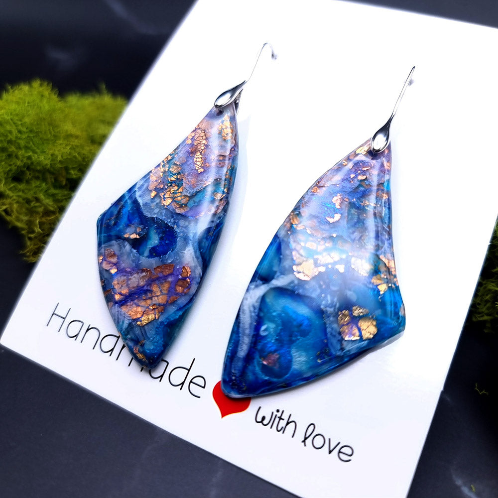 Seascape Serenade Earrings - Perfect Valentine's Day Bijou Earrings SweetyBijou Jewelry   
