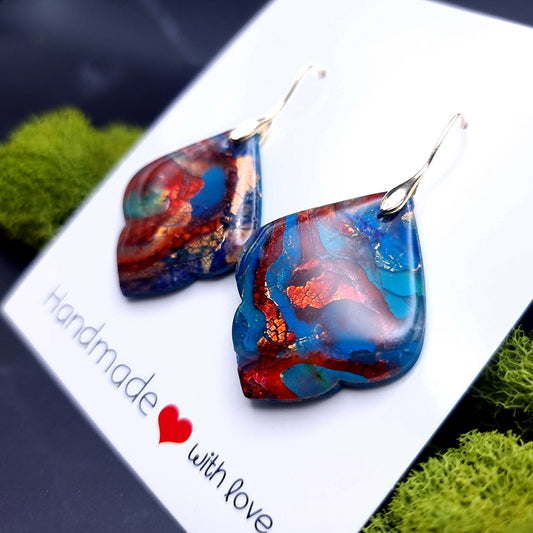 Crimson Tide Cascade Earrings - Romantic Gesture for Special Celebrations Earrings SweetyBijou Jewelry   